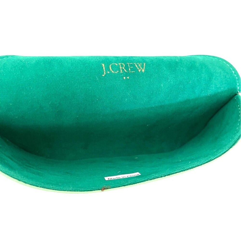 Pink Flamingo Eyeglass Sunglass Soft Case J Crew Turquoise Teal Faux Leather - Picture 4 of 8